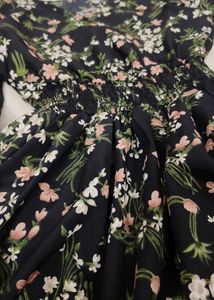 Floral Print Peplum Top