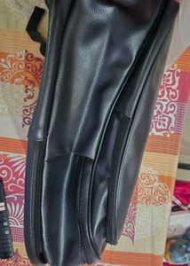 Black Faux Leather for school,college&amp; office