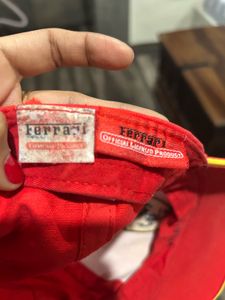 Ferrari Cap for older kids