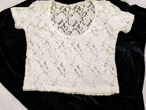 Very Beautiful &amp; Comfortable Net Crop Top