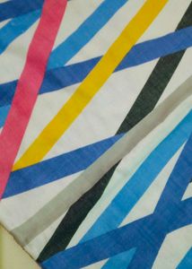 Vibrant Geometric Print kamble  set of two