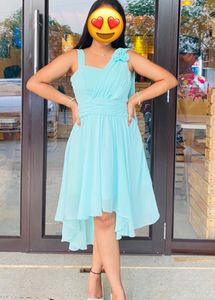 Barbie Dress 👗, High and low pattern padded and beautiful