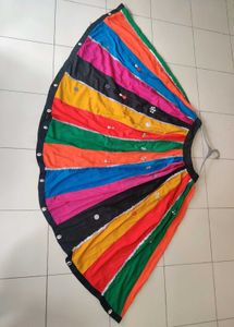 Colorful Striped Lehenga Choli