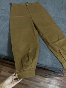 ZARA Comfortable Brown Cargo Pants