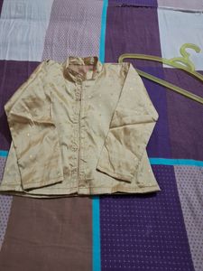New Tailor Stitched Ethnic Golden Top