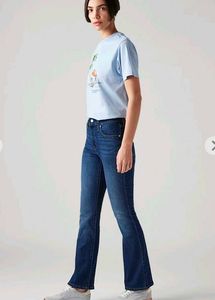 Levi's Blue Denim straight leg bootcut Jeans