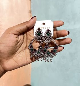 Bohemian Silver Earrings