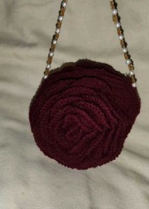 Handmade Rose Clutch Bag