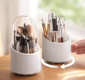 Rotating Makeup Brush Holder Organizer