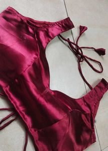 Full Backless Blouse Padded
