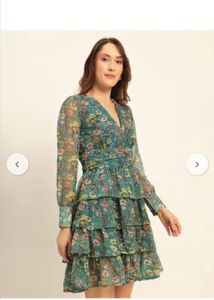 Floral Ruffle Mini Dress