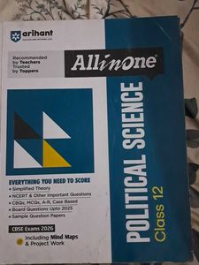 Arihant All in One Political Science Class 12