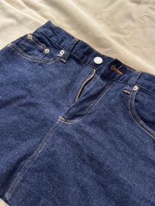 Classic Dark Wash Denim Mini Skirt