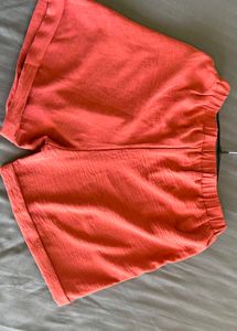 Comfy Coral Drawstring Shorts