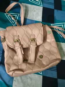 Chic Quilted Pink Backpack
