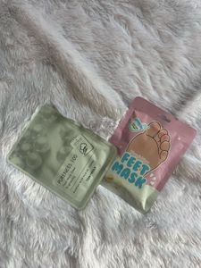 TonyMoly Face & Miniso Foot Mask Set