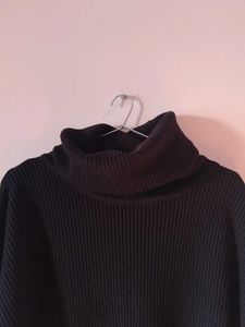 Black Turtleneck Sweater Dress