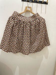 Chic Printed A-Line Skirt