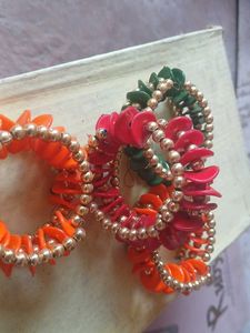 Colorful Beaded Bracelets combo of 4