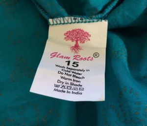 Blue Printed Kurta(Women’s)