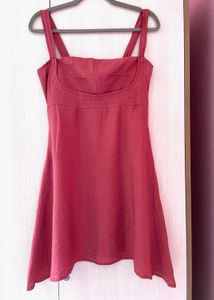 Cute Dusty Rose Sleeveless Mini