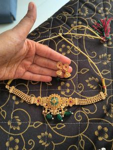 Exquisite Gold Plated Necklace &amp; Earrings Set