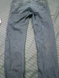 Classic Dark Wash Denim Jeans