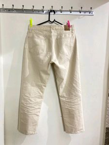 Bene Kleed Beige Jeans