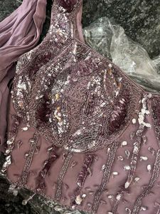 Stunning Lavender Embellished Gown