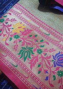 🆕️ Banarasi Bamboo Silk Paithani Saree