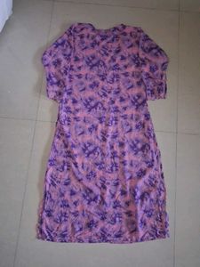 Pink &amp; Purple Tie-Dye Kurta