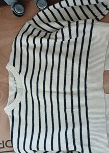 Striped Cardigan Sweater