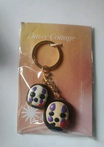 Handmade Clay No-Face Studio Ghibli inspired Keych
