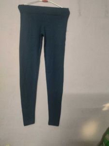 mango Women's Blue Leggings