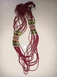 Bohemian Beaded Statement Necklace
