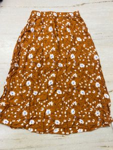 Floral Print Skirt