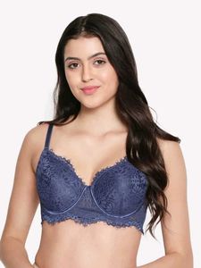New Blue Lace Padded Bra 🌼🩵