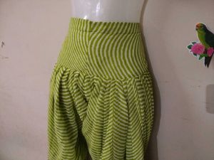 Green Striped Salwar