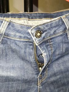 Blue Ripped Denim Jeans