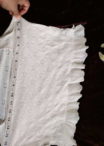 Zara Girls White Summer Top