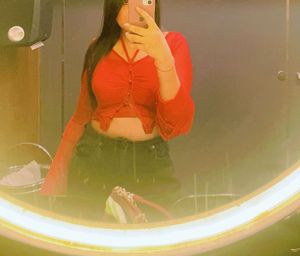 Red Power Mesh Cropped Top