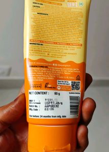 Aqualogica Glow Dewy Gel Sunscreen  SPF 50 + and o