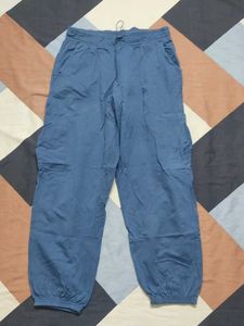 Blue Cargo Pants
