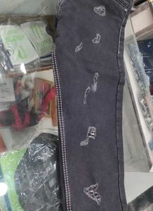 Distressed Black Jeans
