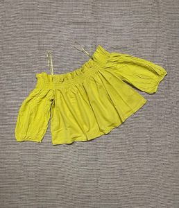 Zara Chic Off-Shoulder Top