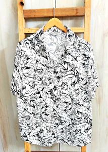Floral Print Cotton Shirt Size-42-44