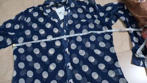 Poly Georgette Long Branded Top