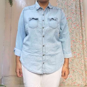 Denim Shirt for women (Light Wash)