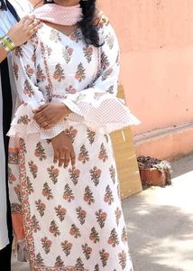Designer Kurta with Floral Print