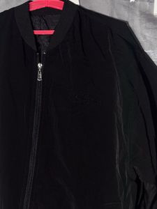 Stylish Black Bomber Jacket